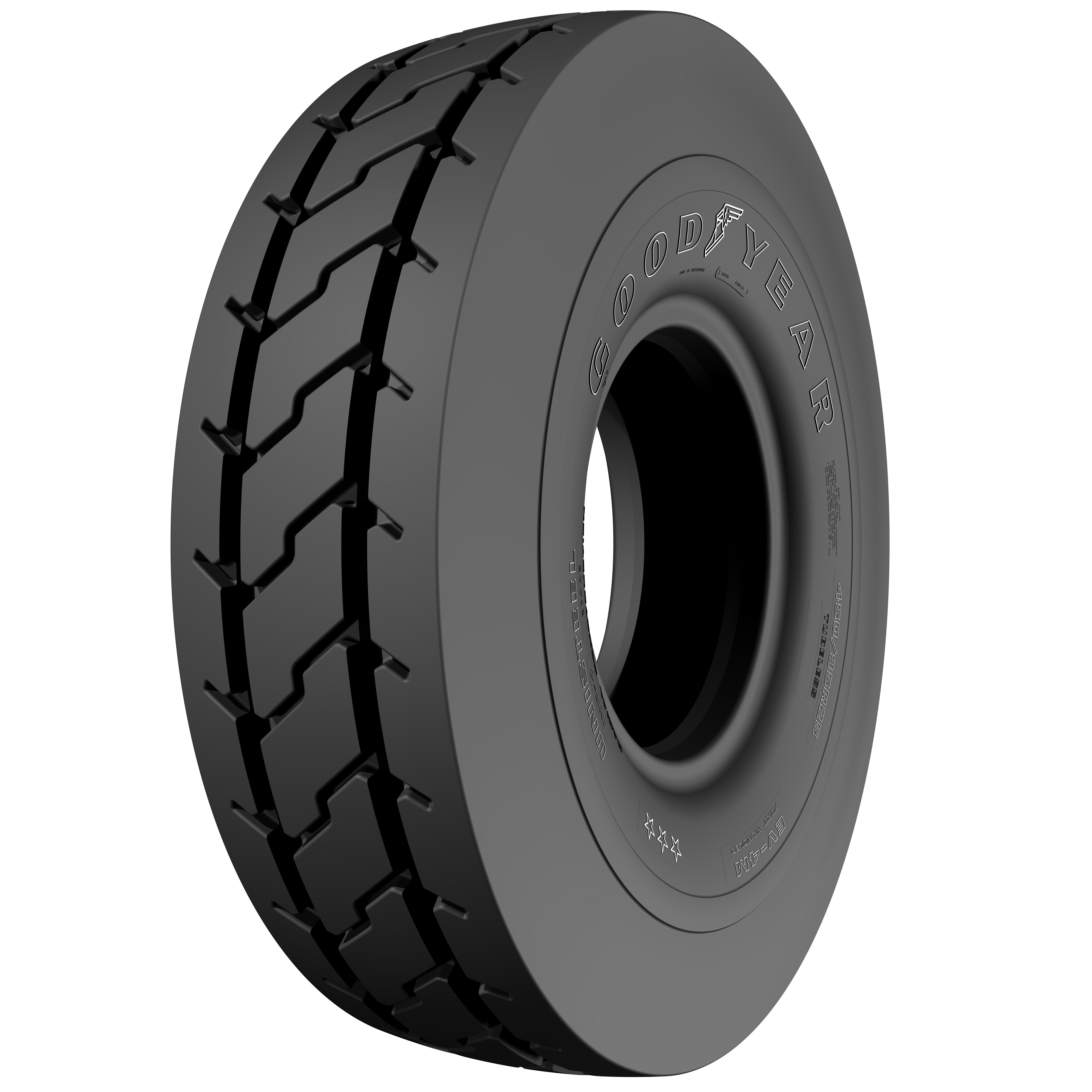 GOODYEAR INTRODUCES THE ALLNEW EV4M PORT HANDLER TIRE